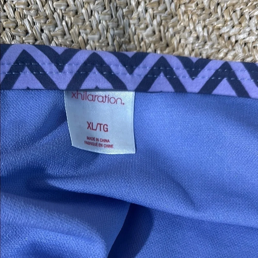 ❤️3 for $15!❤️ Xhilaration Purple Bikini Bottom with Chevron Design